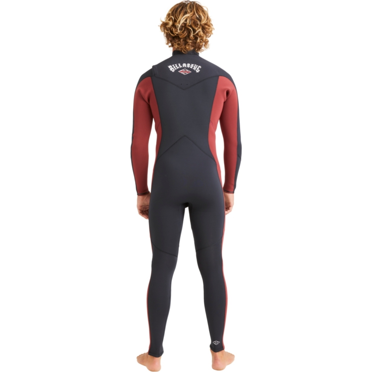 2025 Billabong Hommes Absolute Natural 4/3mm Chest Zip Combinaison Néoprène ABYW100258 - Burnt Henna